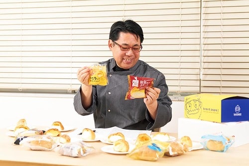 テスト項目4:リピート度(満点10点) シュークリームおすすめ イメージ