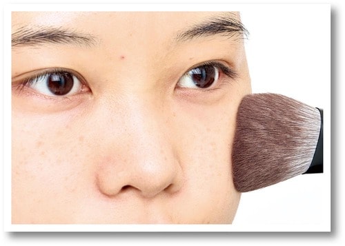 テスト3:肌あたり ファンデーションブラシおすすめ イメージ