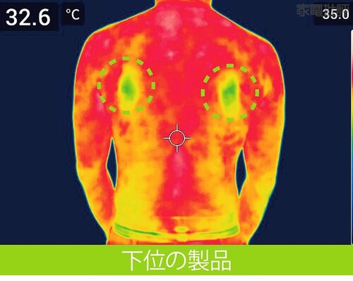 【冷却性能】背中の端から脇腹がひんやりして気持ちイイ ペルチェベスト おすすめおすすめ イメージ
