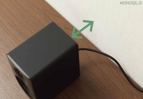 スピーカー背面もなるべく空ける 安いアクティブスピーカーおすすめ イメージ