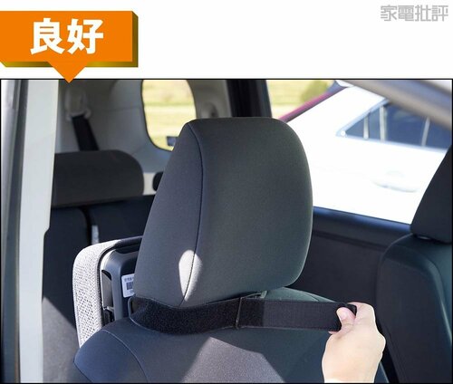 【設置】ベルトで簡単に固定できます 車載空気清浄機おすすめ イメージ