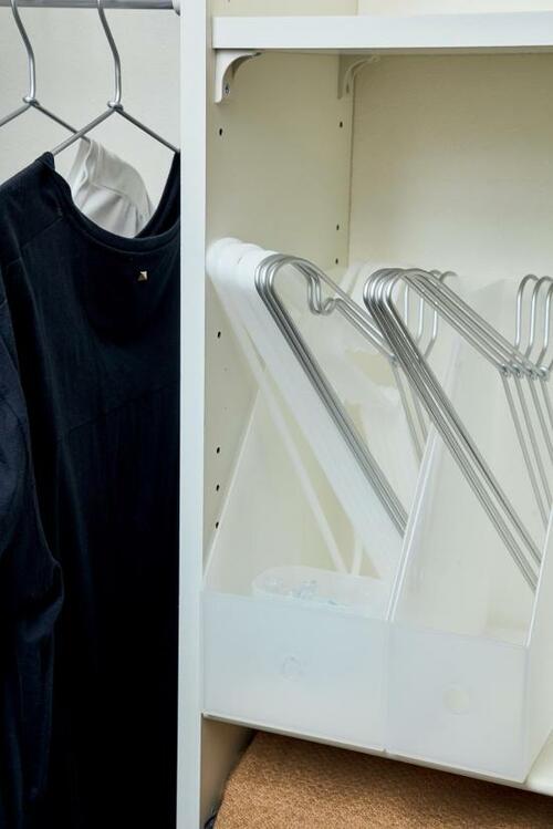 その6：ハンガーとピンチの収納プチプラ商品でスッキリ省スペース イメージ