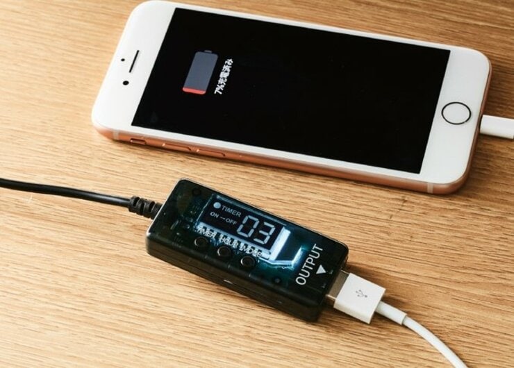 スマホの「充電し過ぎ」を防ぐ、予約タイマーがコチラです