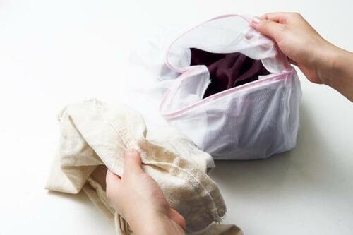 綿やナイロン製のエコバッグは洗濯機で洗って◎ イメージ
