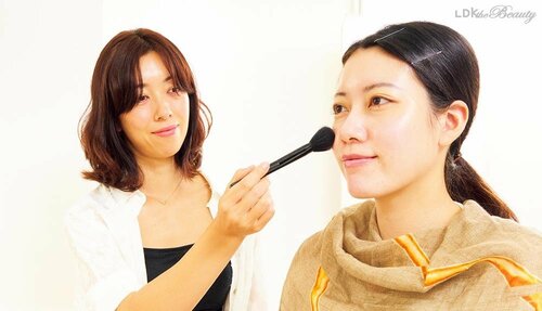 テスト1:仕上がり プチプラチークおすすめ イメージ