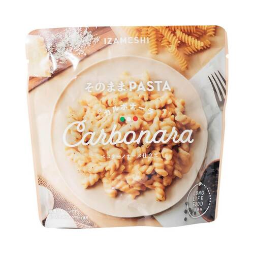 非常食おすすめ 杉田エース IZAMESHI そのままPASTAカルボナーラ  イメージ