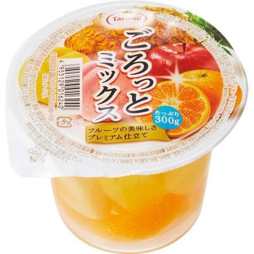 8位: たらみ ごろっとミックスシロップがやや甘く果物も柔らかめ ゼリーおすすめ イメージ