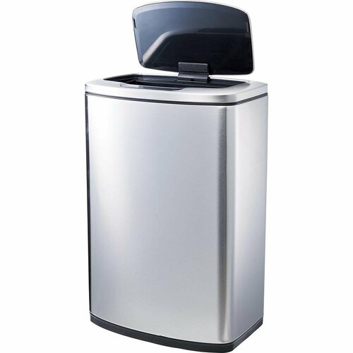 EKO「フタ付きゴミ箱シルバー 47L」 イメージ