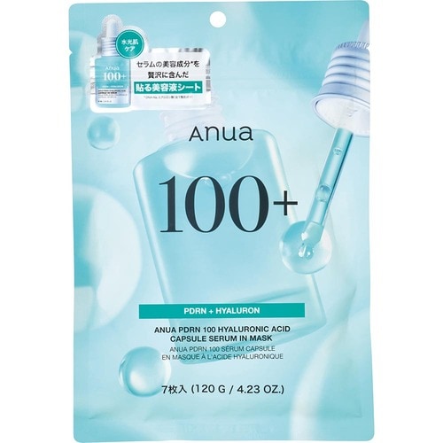 シートマスクおすすめ アヌア PDRNヒアルロン酸カプセル100セラムシートマスク イメージ