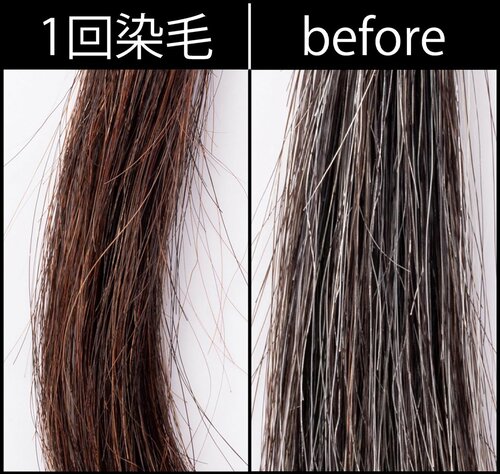 仕上がり 白髪染めトリートメントおすすめ イメージ