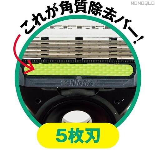 【肌ダメージ】角質除去バーのおかげで肌への引っ掛かりが少ない T字カミソリおすすめ イメージ