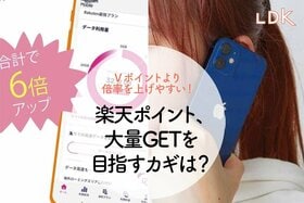 楽天ポイントはVポイントより倍率を上げやすい！ 1人で大量GET目指すなら必須なのは？【LDK】