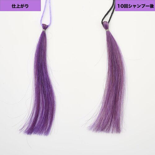 ほどよく鮮やかなパープルに パープル（紫）のヘアカラーおすすめ イメージ2