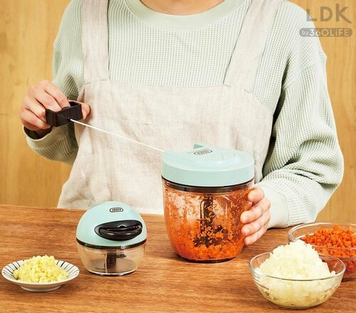 引っぱりスムーズで13回で完成！ LDKベストバイ手動みじん切りチョッパーおすすめ イメージ2