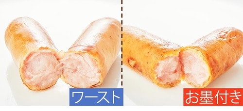 肉の粗挽き感が自然 安いスーパーのPBウインナーおすすめ イメージ