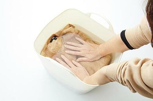 ウールニットは洗う温度と脱水が重要！ イメージ