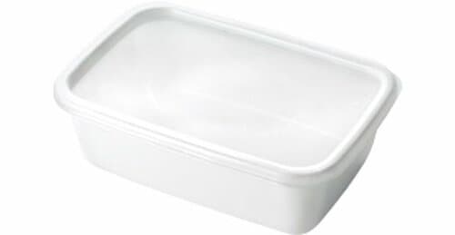 野田琺瑯:レクタングル 深型M:保存容器
