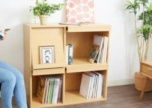 大量収納&見せるラックで部屋がオシャレになる イメージ