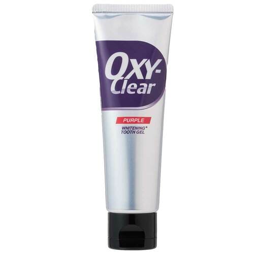 紫歯磨き粉おすすめ プラセス製薬 OXY-clear ホワイトニングトゥースジェル パープル イメージ