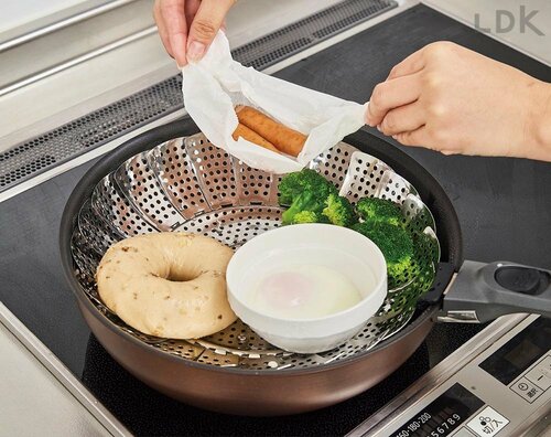 コツ2：クッキングシートや耐熱皿も一緒に使える イメージ2