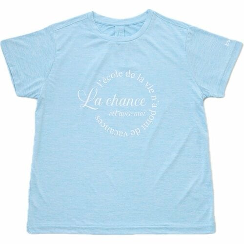 レディース向けトレーニングウェアおすすめ ベルメゾン 接触冷感　ドライ杢プリントＴシャツ 【背中タックで体型カバー】 イメージ