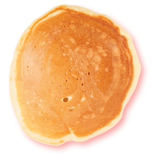 ケユカ「Kerami IH フライパン 深型24cm」で焼いたホットケーキの焼き色