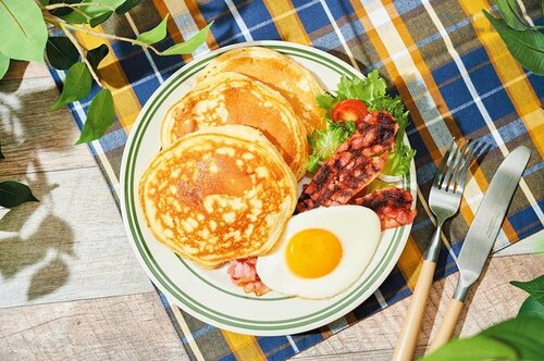 程よい甘味でどんなトッピングにも合う ホットケーキミックスおすすめ イメージ