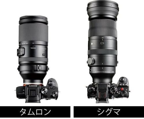 望遠側を500mmに抑えてサイズに配慮！ イメージ