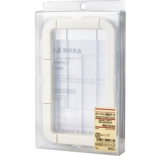 無印良品:スマートフォン用防水ケース:防水:スマホ