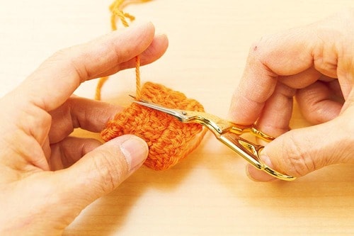 3：針を通したらギリギリでカット イメージ