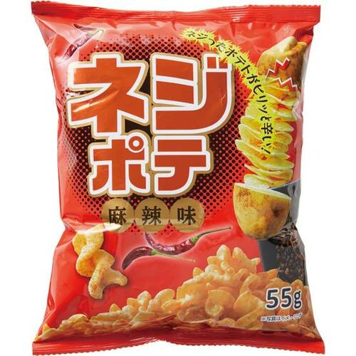 6位: 旺旺 ネジポテ 麻辣味麻辣味は控えめで心地よい痺れ 辛いお菓子おすすめ イメージ