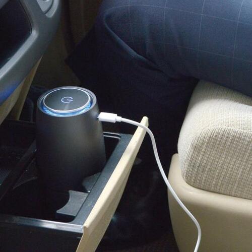 12:コンパクトサイズながら強力!車でも使えるUSBさわやか空気清浄ボトル イメージ