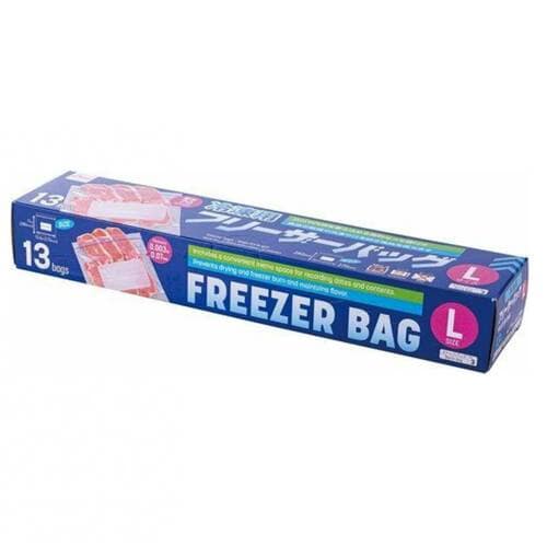 フリーザーバッグおすすめ ダイソー 冷凍用フリーザーバッグ Lサイズ イメージ