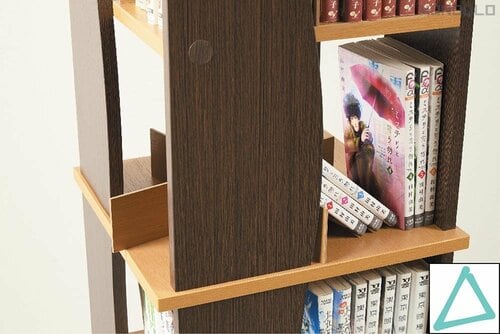 倒れやすくてイライラする! 漫画本棚おすすめ イメージ