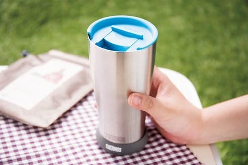 やっぱりサーモスは最強! グラスのように飲みやすい イメージ
