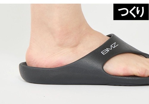 【つくり】足にフィットする軽くて薄い靴底 リカバリーサンダルおすすめ イメージ