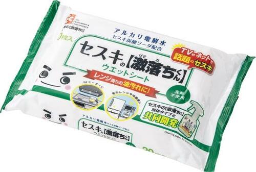 【アイテム】レック「セスキの激落ちくん ウエットシート」 イメージ