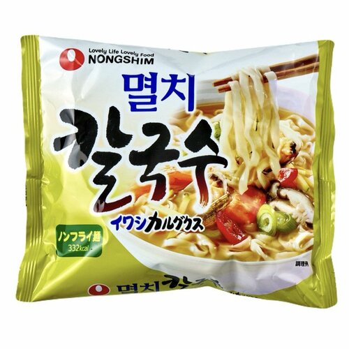 韓国インスタントラーメンおすすめ 農心ジャパン イワシカルグクス 袋麺 イメージ
