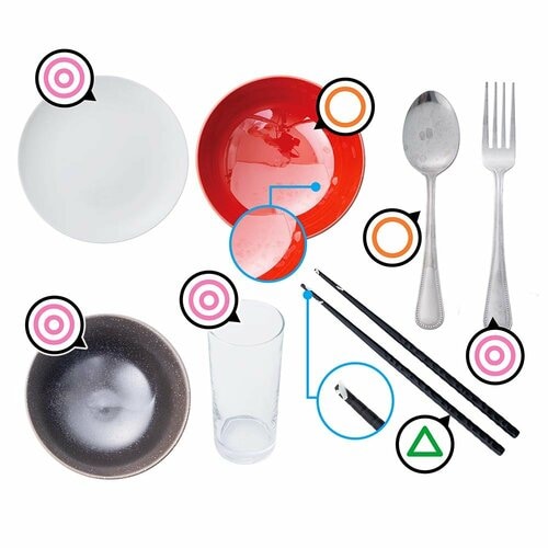 洗浄力：油汚れは落ちたが米粒が残りやすい 食洗機おすすめ イメージ