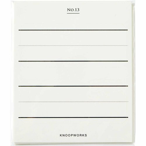 クノープワークス シール13 レクタングルM イメージ1