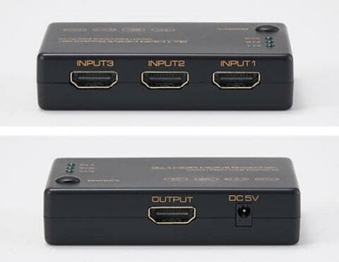 テレビに接続したSwitchやPS4をリモコンで切り替え！ HDMI切替器
