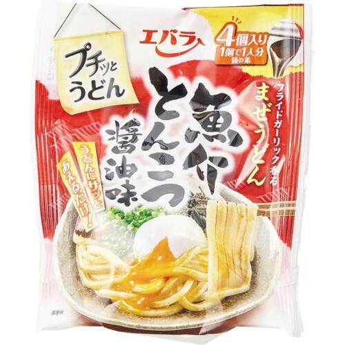 エバラ:プチッとうどん 魚介とんこつ醤油味:食品