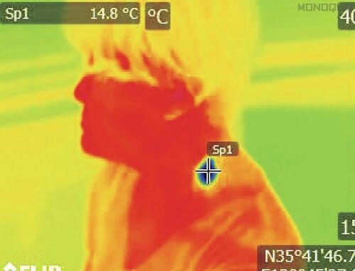 冷却プレートの威力は一目瞭然! 携帯扇風機おすすめ イメージ