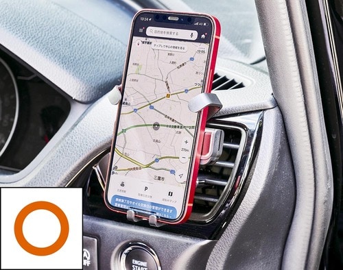 ボールジョイント内蔵で360度回転 車用スマホホルダーおすすめ イメージ