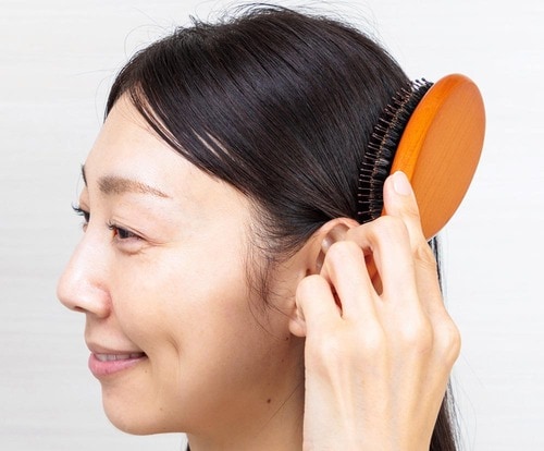 STEP1:ブラッシング シャンプーブラシおすすめ イメージ