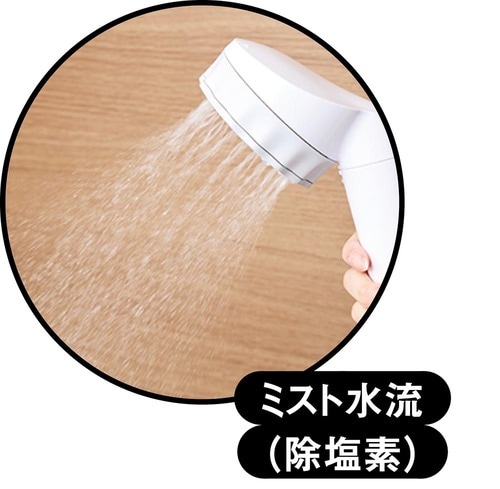 ミスト水流(除塩素) シャワーヘッドおすすめ イメージ