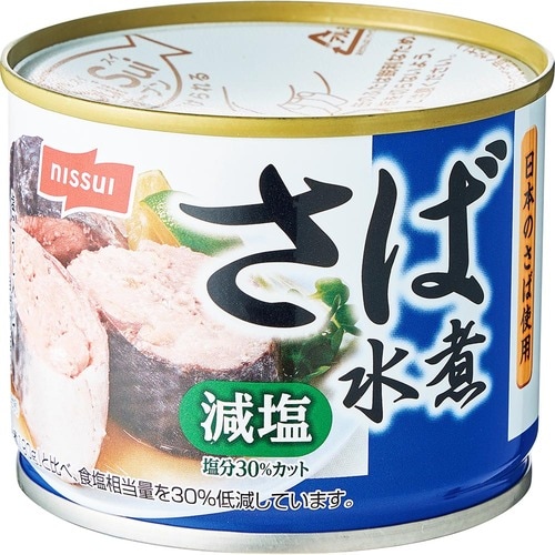 さば缶おすすめ ニッスイ SuiSuiオープン 減塩30%さば水煮 イメージ