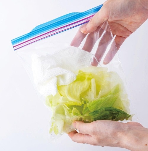 できるだけ水気をとることがポイント 野菜の冷凍保存方法おすすめ イメージ