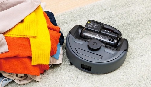 洗濯物の山 アンカー「Eufy Robot Vacuum 3-in-1 E20」おすすめ イメージ