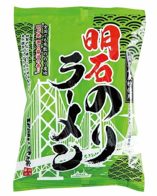 西海醤油:明石漁師町の明石のりラーメン 醤油味:インスタントラーメン